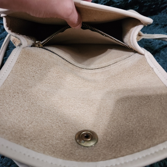 Vintage Coach Chrystie Crossbody In Bone Style #214- Project Bag - Picture 5 of 8